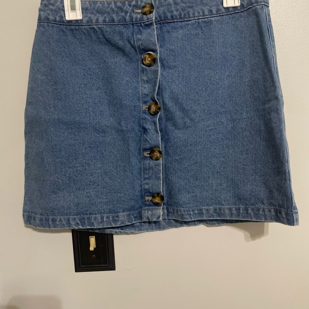 Peach Love California Denim Skirt